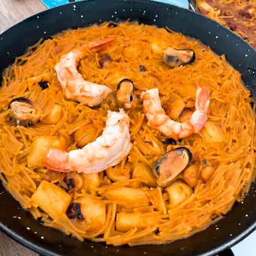 Sand Moraira restaurant, calamar dish